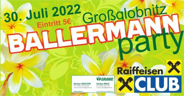 Ballermann Party Grossglobnitz 30.07.2022 -